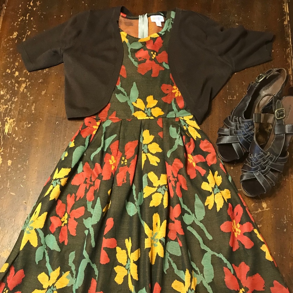 Floral Jacquard Amelia Dress